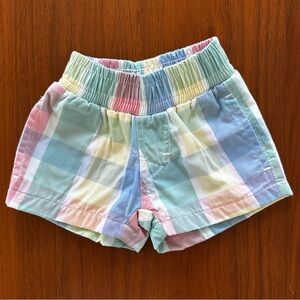 TBBC Sheffield shorts Pastel Plaid size 0-3 months the Beaufort bonnet company